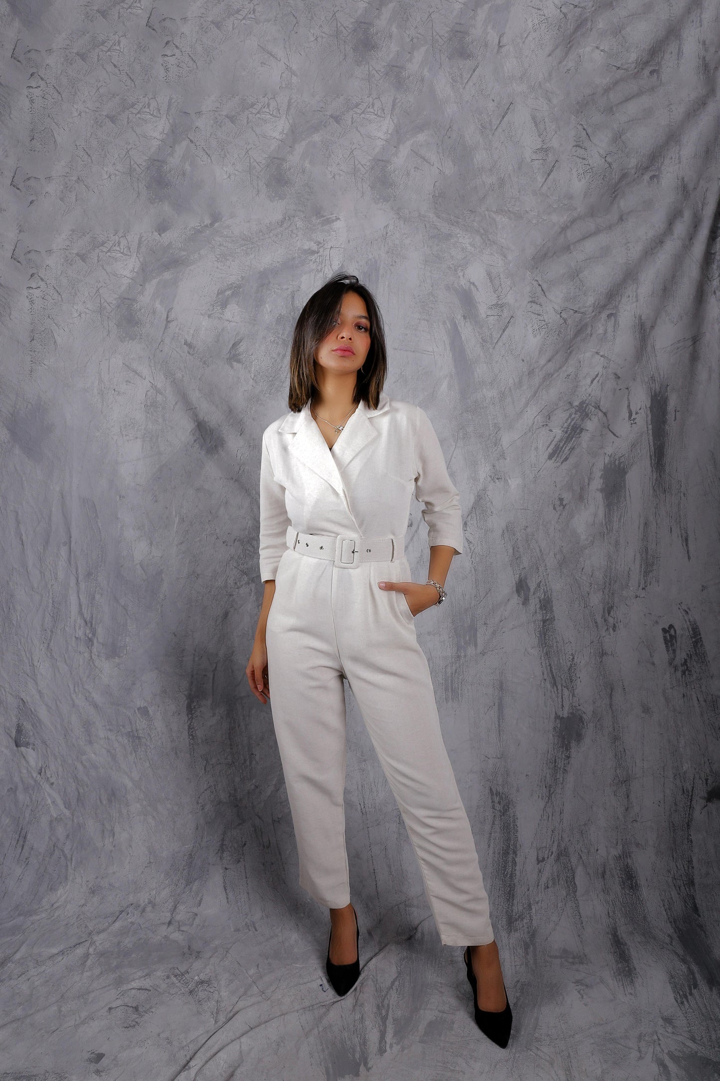 linen jumpsuit